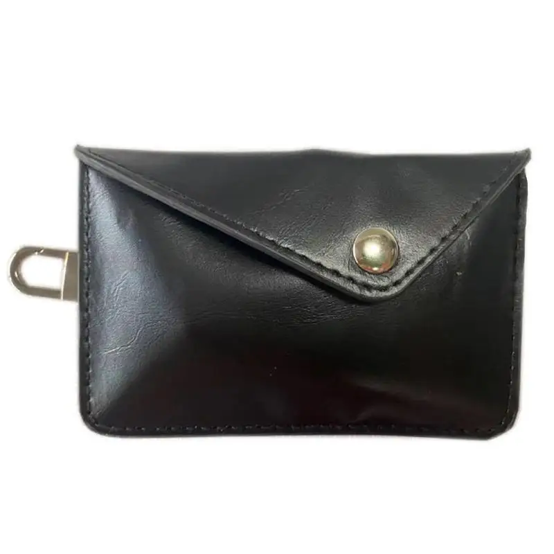 

PU Leather Car Key Signal Blocker Case Cage Fob Pouch Keyless Anti-Theft RFID Blocking Bag Car Key Signal Blocker Pouch