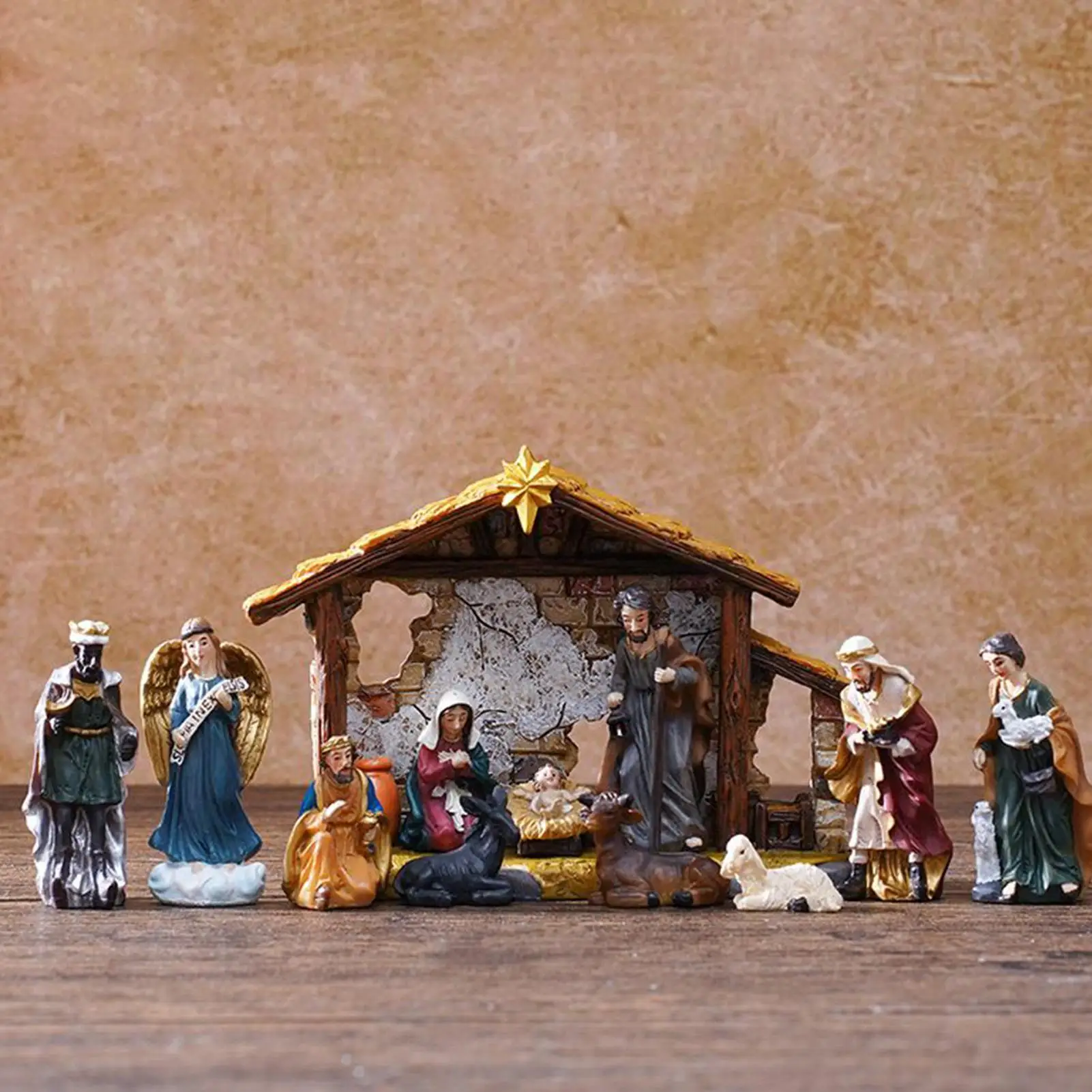 Resin Christmas Nativity Set 4