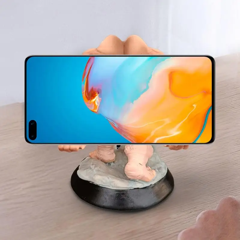 Animals Cell Phone Holder Resin Animals Tablets Rack Portable Animals Character Phone Holder For Home Trip Camping