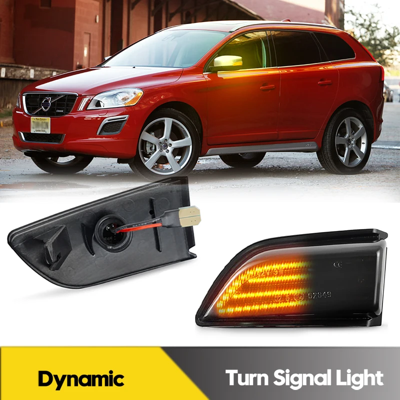 thumbnail image 2 of Xeodaun Front Turn Signal Lights For Volvo XC60 2008-2013 - Left & Right Parking Light Assembly 2 of 13