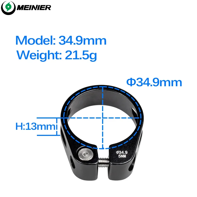 Bike Seatpost Clamp Bike Seatpost Aluminum Alloy 31.8/34.9/37mm Mountain Bike Seatpost Clamp
