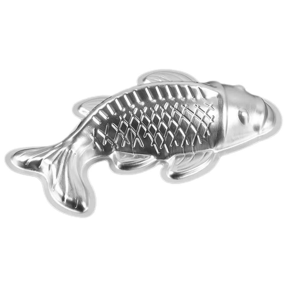 

Pan Fish Cake Mold Mini Cupcake Pans Decor Aluminum Alloy Fish-shape DIY Jelly Nonstick Chocolate Molds