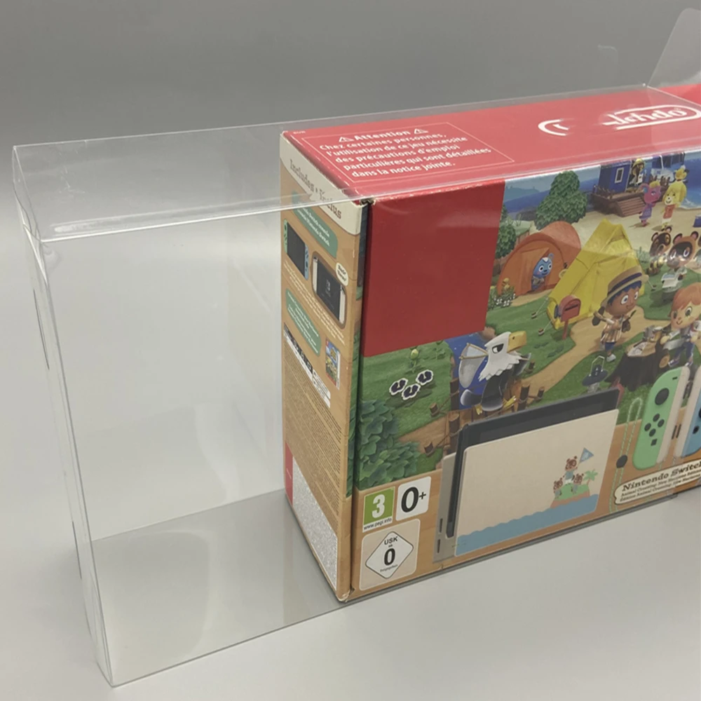 Custodia Protettiva Trasparente Per Console Animal Crossing Raccogliere Scatole Per Nintendo Switch Ns Game Shell Clear Display Case