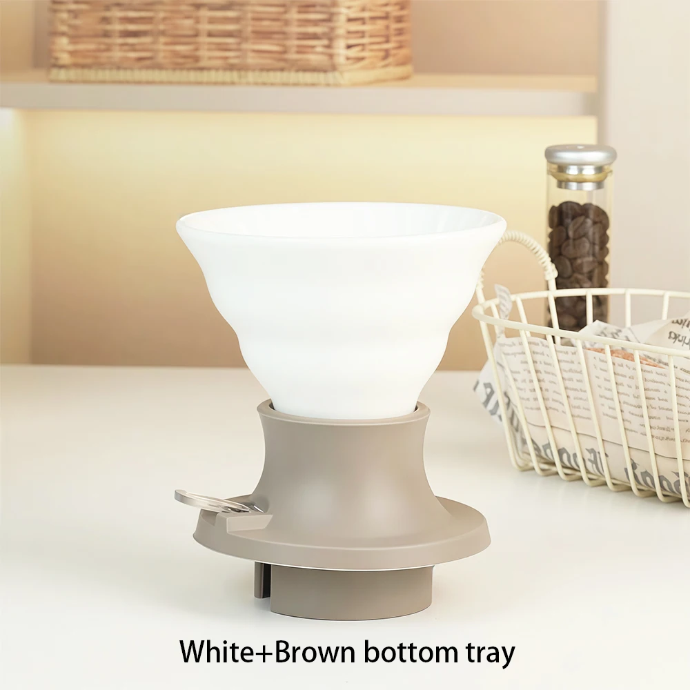 فلتر قهوة سيراميك V60 ذكي، ترشيح يدوي، استخلاص مثا...