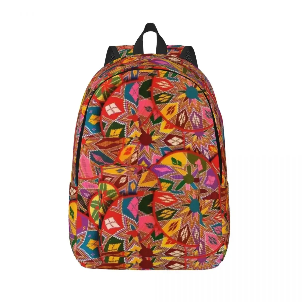 

Ethiopian Painting Art Teenage Backpack Outdoor High School Work Africa Daypack for Men Women Laptop Computer Canvas Bags