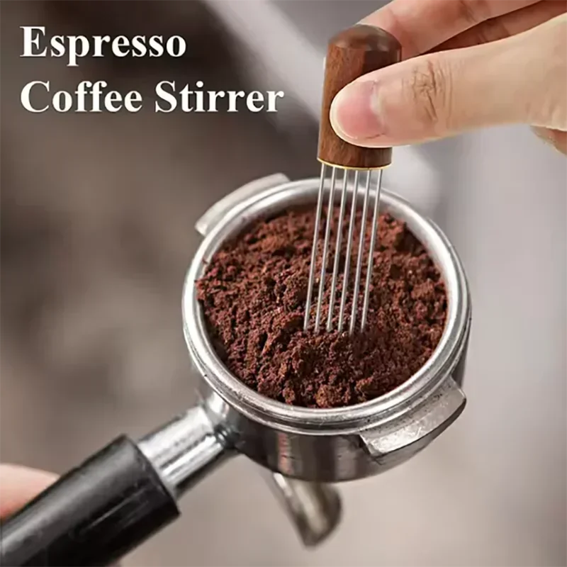 Needle Distributor Stainless Steel Coffee Tamper