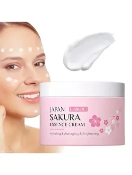 LAIKOU Japan Sakura Face Cream Cherry Blossom Facial Cream Moisturizing Firming Korean Improving Dryness & Roughness Skin Care - Thumbnail 8