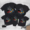 2025 Disney Trip Mickey Minnie Mouse Family Matching Shirts Cotton Dad Mom Bro Sis Kids T Shirt Baby Rompers 2