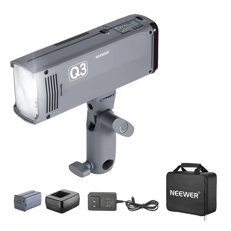 NEEWER Q3 200Ws 2.4G TTL Flash 1/8000 HSS GN58 Portable 