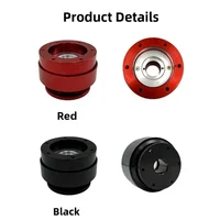Adaptateur à dégagement rapide pour simulateur de course MOZA TURN Direct Drive Base, moyeu de volant en alliage d'aluminium, connecteur noir et rouge Gamin 4