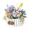 Building blocks flower series eternal flower basket building blocks assembling toys for girls gifts 5