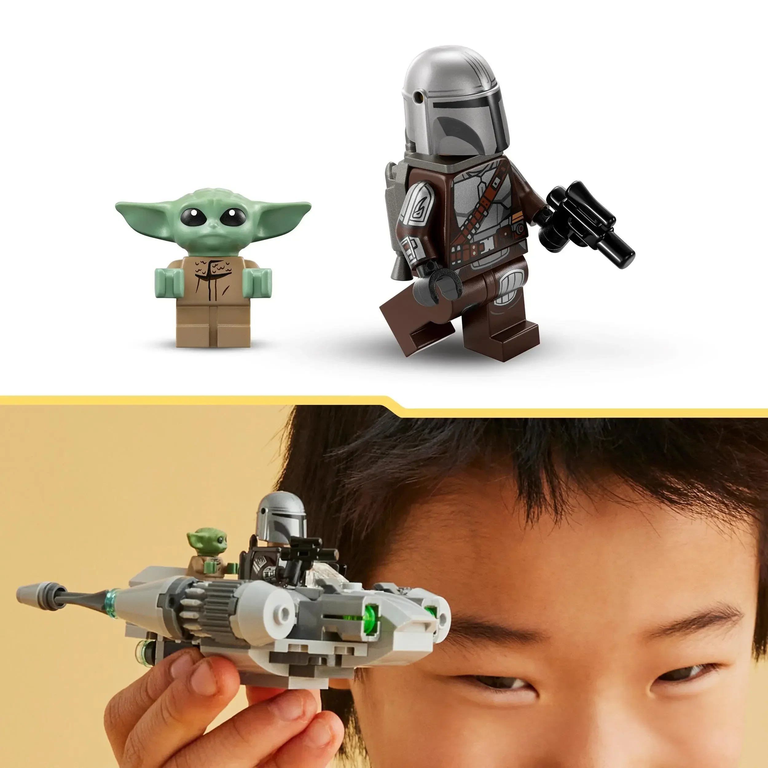 Baby yoda lego build hotsell