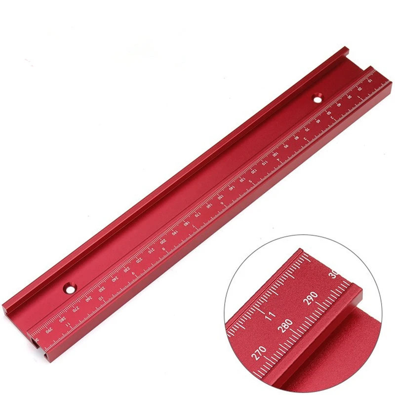 

30/45 Saw With Tools Aluminium 300-800mm Type Workbench Track Scale Table Miter Woodworking Slot T-Track T-tracks Alloy DIY