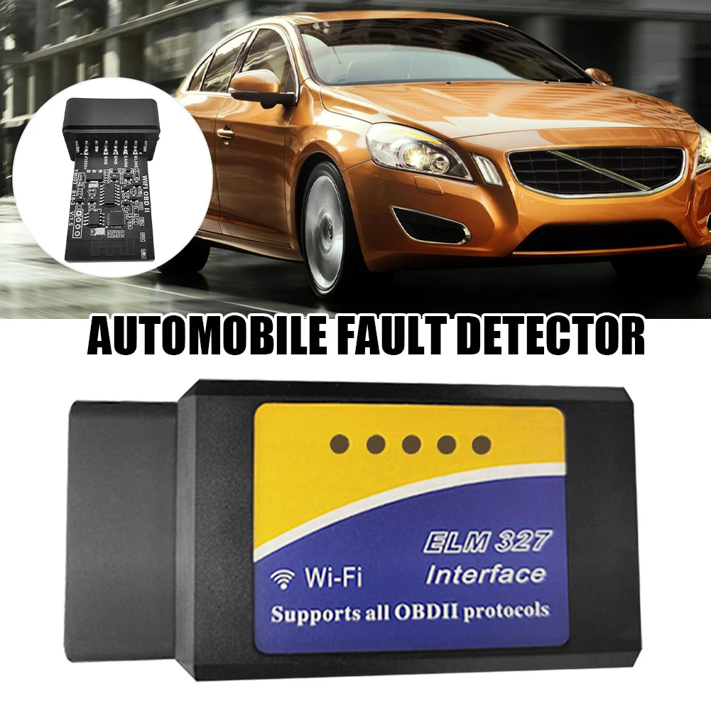 auto inspection equipment Wireless WiFi OBD2 Scanner Adapter Car Diagnostic Code Reader Scan Tool for iOS Android Windows for 1996 and Newer 12 V Vehicles Cylinder Stethoscope
