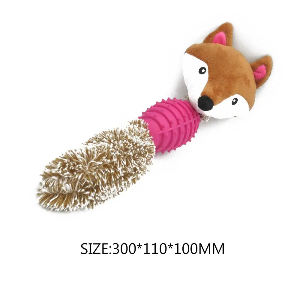 1 PC Pet Toy Dog Plush Toy With Bird Shape Built-in Sound Device Chew Toy Candy Color Chewing Training Tool For Puppy