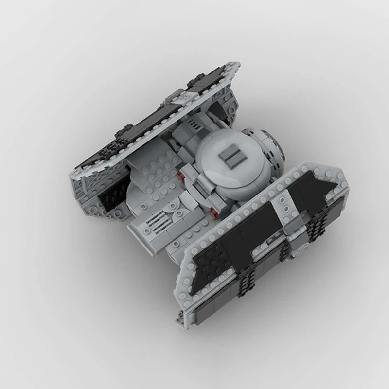 NEW 453Pcs MOC Spaceship TIE/ad Advanced x1 Vader's Fighters Building Blocks Modified from Tie Bomber Bricks Model DIY Toys Gift 3