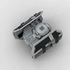 NEW 453Pcs MOC Spaceship TIE/ad Advanced x1 Vader's Fighters Building Blocks Modified from Tie Bomber Bricks Model DIY Toys Gift 3