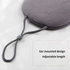 1pc Double-Sided Warm And Cool Feeling Sleep Eyeshade Blindfold Adjustable Strap Travel Blackout Eyemask Bicolor Unisex Eyepatch 5