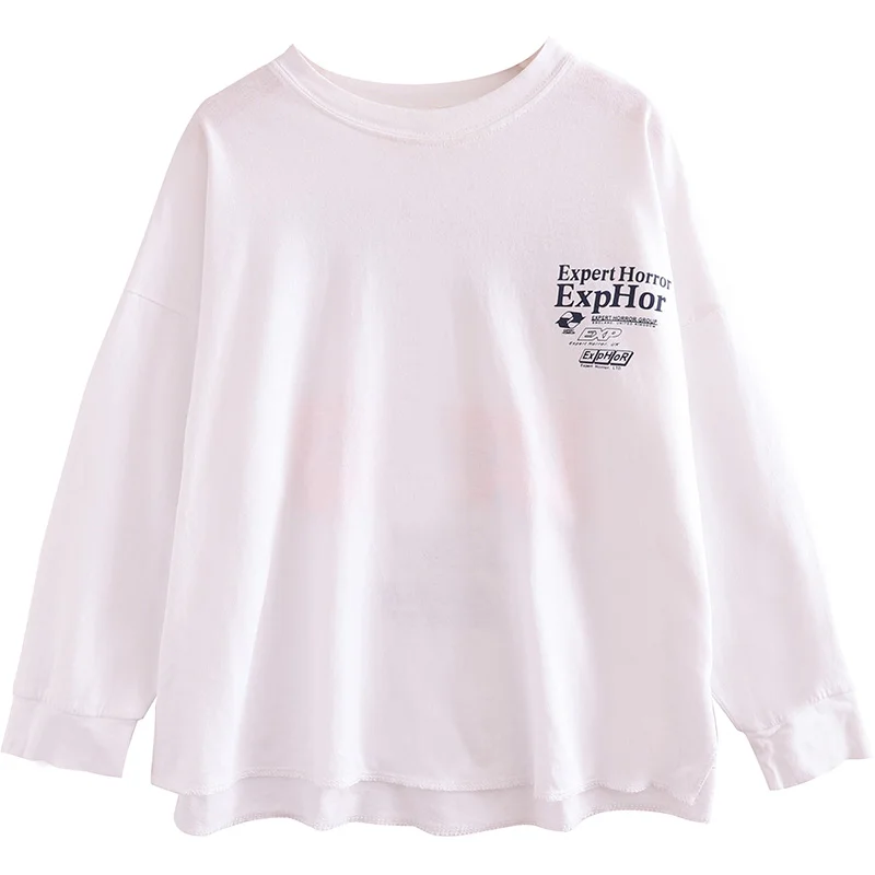 Spring Summer Children's Clothing Boys T-shirt Back Letters Print Kids Tops  Short Sleeve Sweatshirt White Black Bottoming Shirts - T-shirts - AliExpress