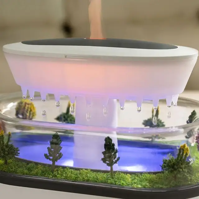 A0NC Raining Small Humidifier Travel Humidifier Room Humidifier for Office Bedroom 3