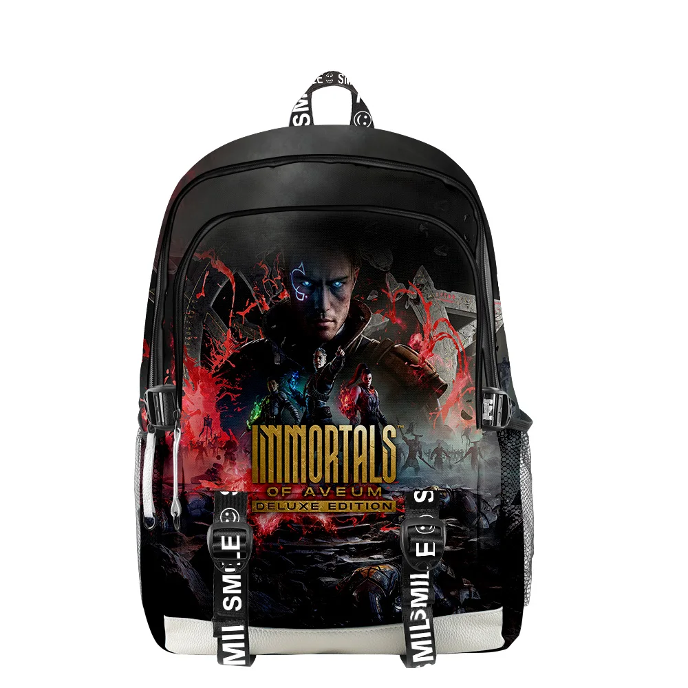 Immortal Of Aveum Game 2023 New Zipper Backpack School Bag Unique Daypack Traval Bag Oxford Cloth