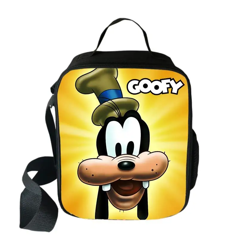 

Disney A Goofy Movie Protect Lunch Bags Boys Girls Travel Tote Bags Picnic Food Fresh Storage Bags Student Messenger Bag