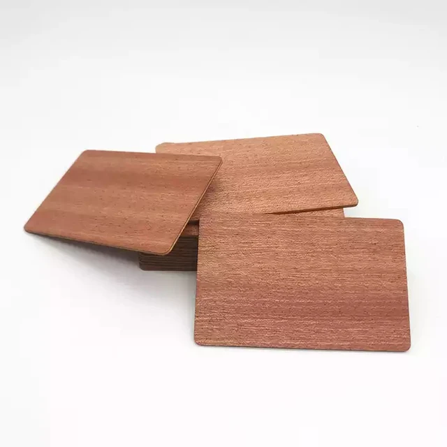 10 Pieces Bamboo Wooden 144bytes 13.56MHZ NFC213 UID Chip Membership Card NFC Contactless Business Gift Social Recognition Card 6