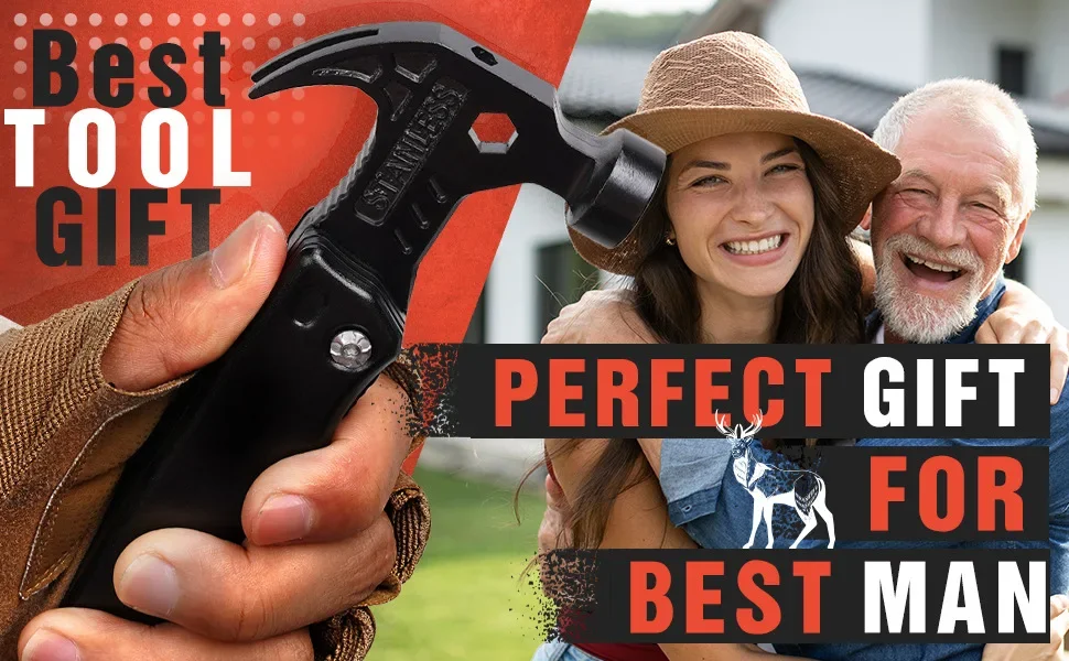 Description Picture 4 of item14 in 1 Stainless Multifunctional Hammer Pliers Knife Foldable Portable Multi Tool for Outdoor Survival Camping Household Tools