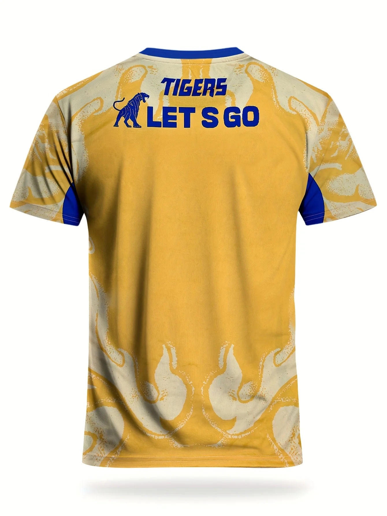 Los Angeles Tigers Men's Football Jersey & Mexico Crew Neck Comfort Sweatshirt with Tiger Graphic Print for Mexico Game