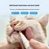Pet Toothbrush Pen Teeth Clean Fresh Breath Pet Toothbrush Paste Brush One Easy To Use Cat Tooth Brush ToothbrushSet Accessories 5