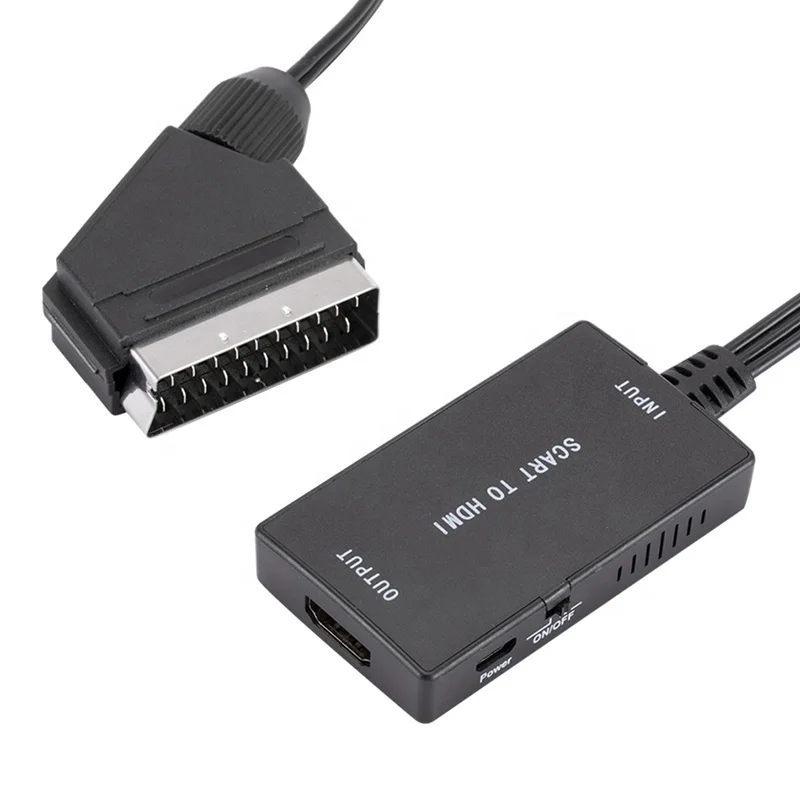 

Xput Scart HDMI Cable 720P 1080P Video DVD Player TV 21Pin 21 Pin Scart Male To HDMI Female Converter Adapter Cable Kablo Kabel