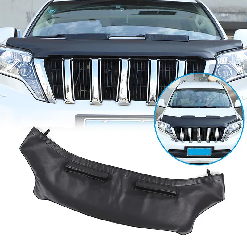 ForToyotaLandCruiserPradoFJ15015020102017LeatherHoodGuard