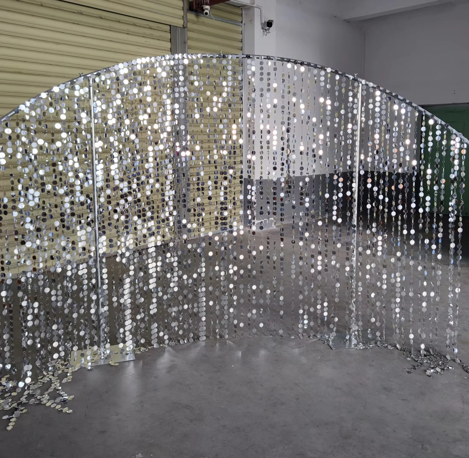 Sequins Hanging Foil Curtain Backdrop 100 Strips For Birthday Party Home Valentine's Day New Year