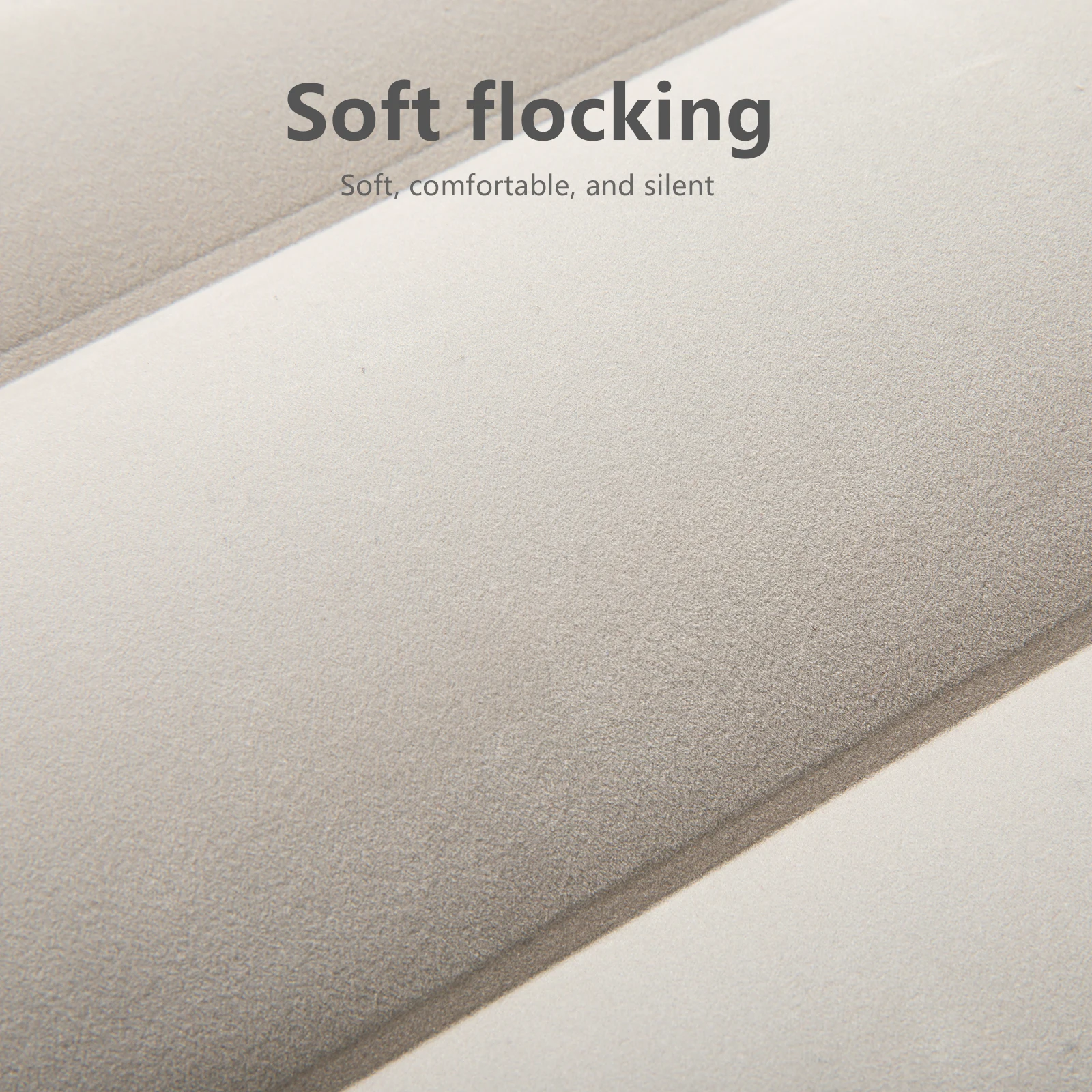 BISINNA Inflatable Pillow Portable Camping Neck Pillow Compressible Folding Flocking Air Cushion for Sleeping Travel Hiking