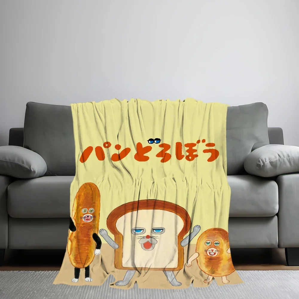 Picture book Bread Thief Blanket Skin friendly comfort warm soft plush blanket suitable sofa living room office bedroom 2