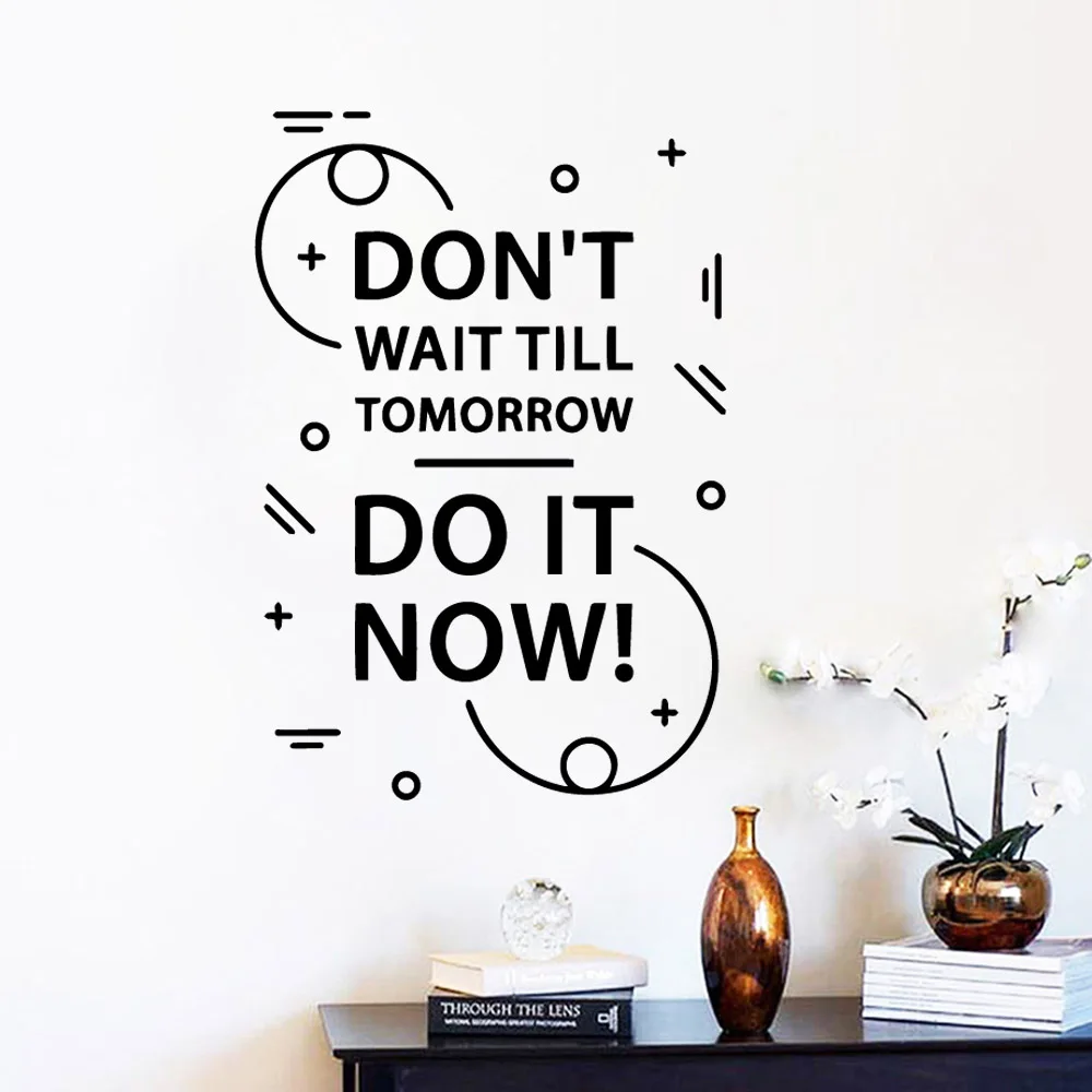 Large Energy Sentence Quotes Wall Stickers Bedroom Decor House Classroom  Office School Decoration Accessories Mural - AliExpress, image size:1000x1000