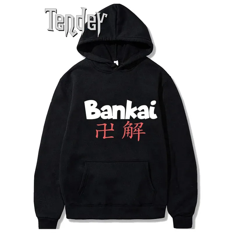 

Bleach Bankai Hoodie Women Sweatshirts Japanese Streetwears Casual Pullovers Anime Clothing Hood Female Winter Sweater
