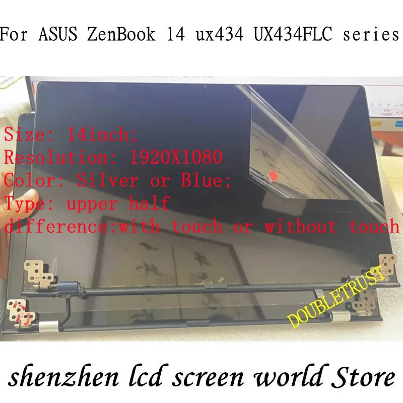 IN STOCK For ASUS ZenBook 14 UX434 UX434FLC UX434F UX434FAC FHD 1920X1080  30pins LCD panel screen Assembly Replacement Original - AliExpress