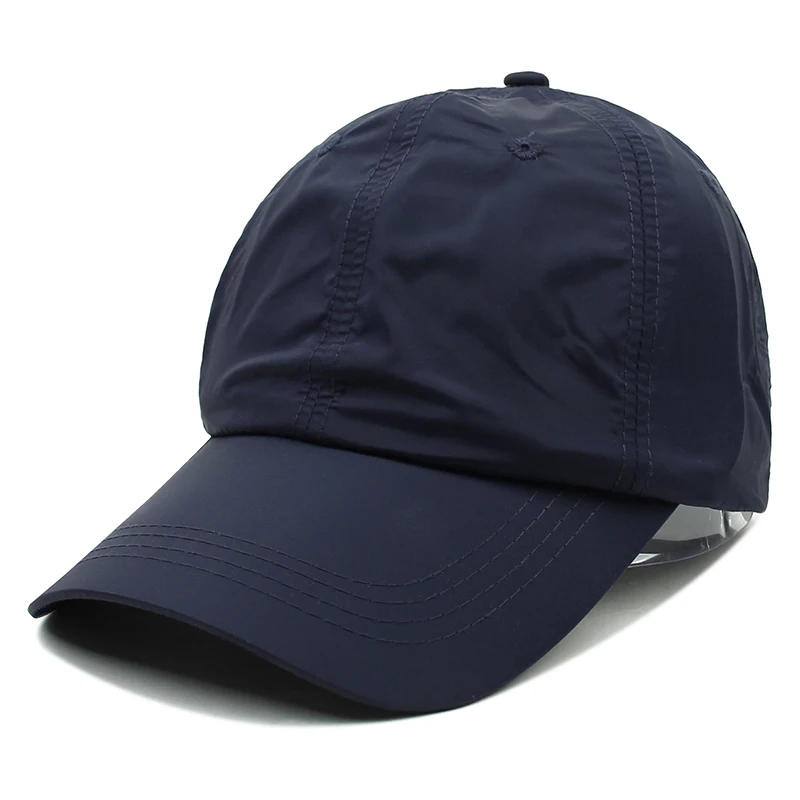 New Summer Unisex Quick Dry Snapback Cap Women Solid Color Korean Version Adjustable Baseball Caps Outdoors Thin Hip Hop Dad Hat 6