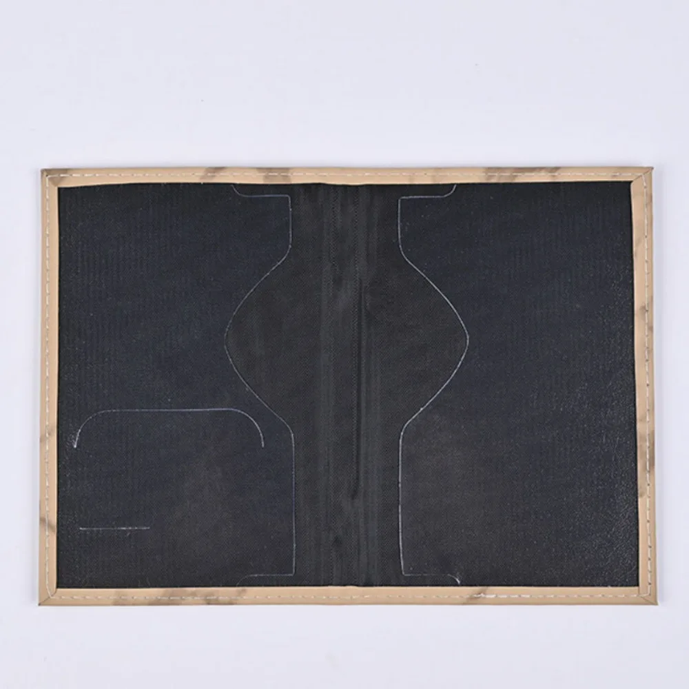 Marble Style PU Leather Passport Cover, Travel ID & Credit Card Holder, Protective Wallet Pouch for Women & Men