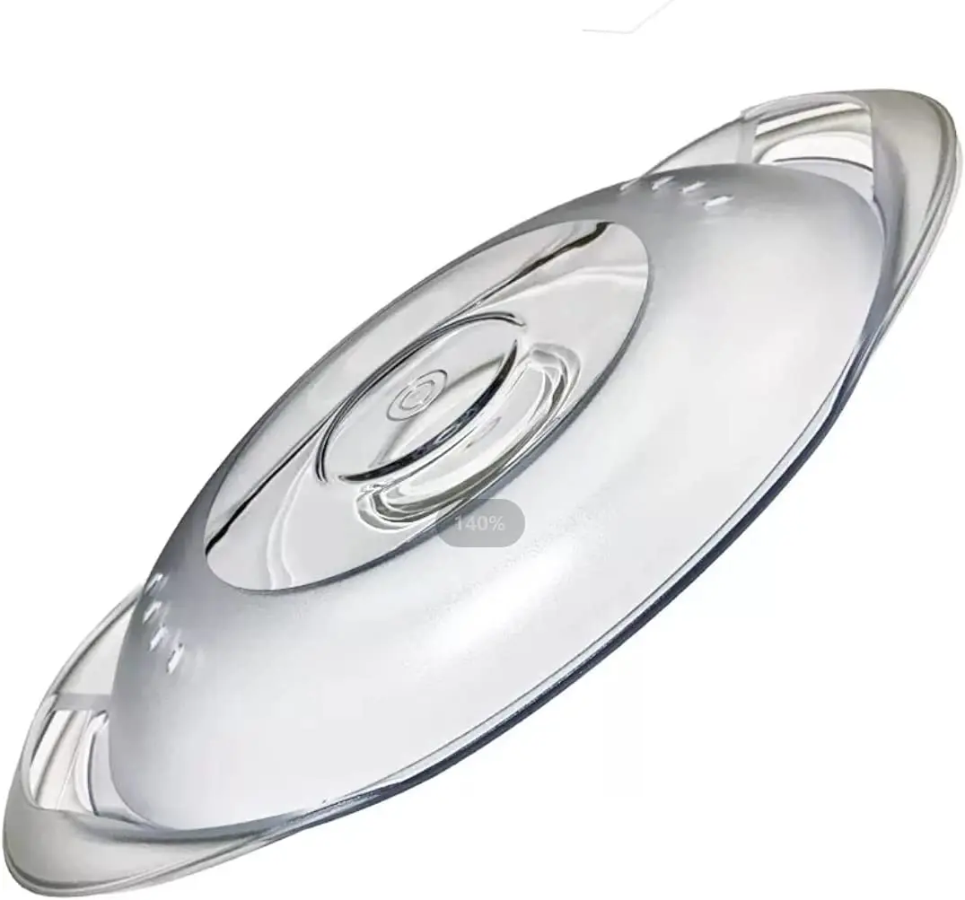 Glass Lid Heat Resistance Steaming Pan Cover Food Processor Robot Lid Food Steamer Clear for Thermomix TM5 / TM6 / TM31