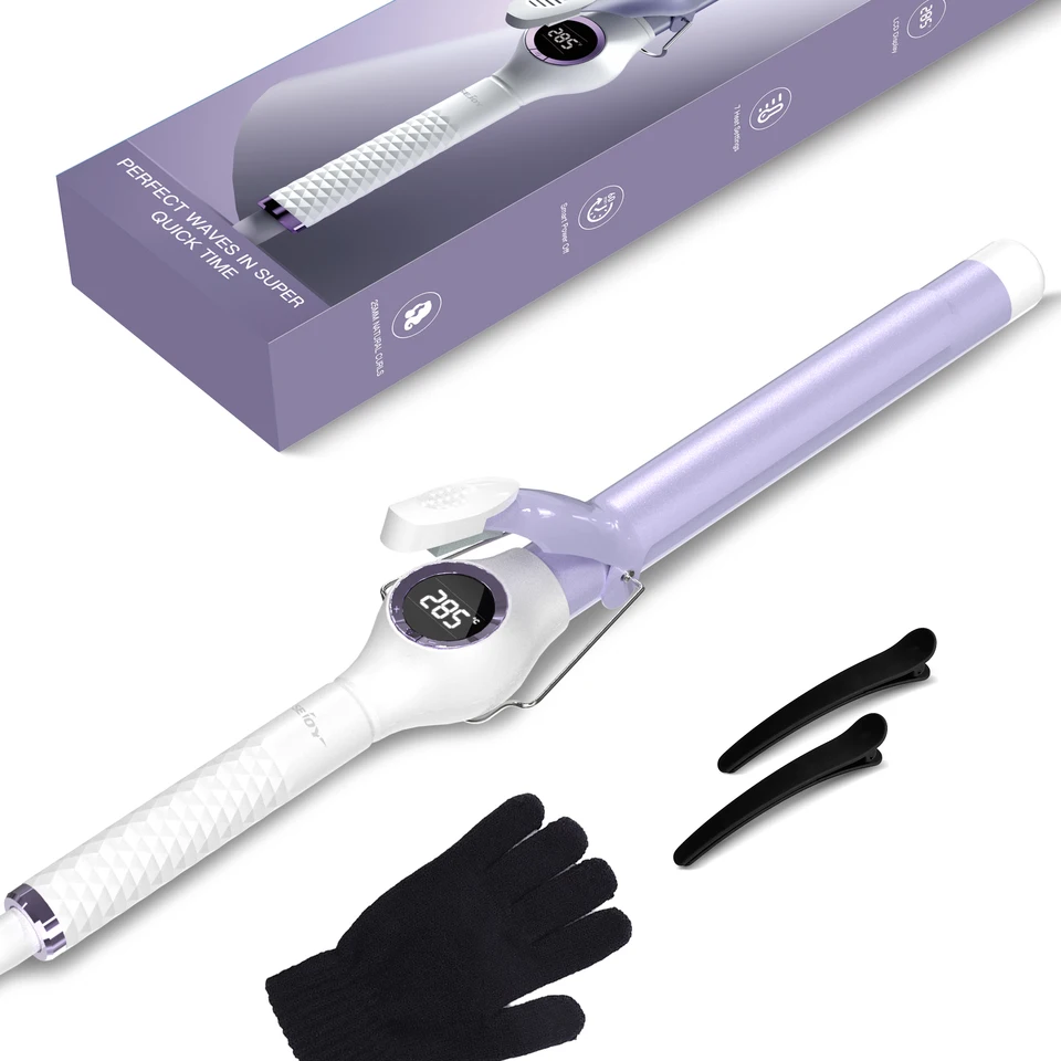 Professional 7 Inch Ceramic Swivel Curling Iron