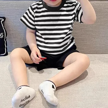 Kids Stripe Cotton Tee 1