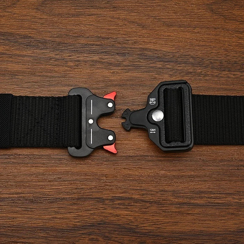 Tactical Belt Men Outdoor Hunting Multifunctional Combat Survival Canvas Nylon Sport