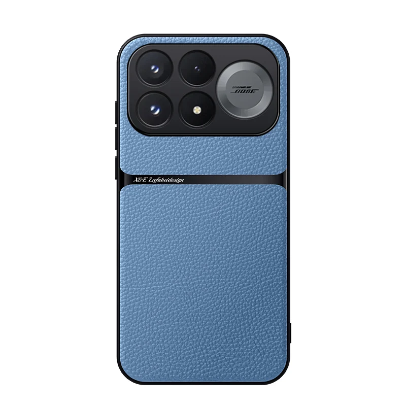 Magnetic PU Leather Ultra-Thin Phone Cover with Camera Protection