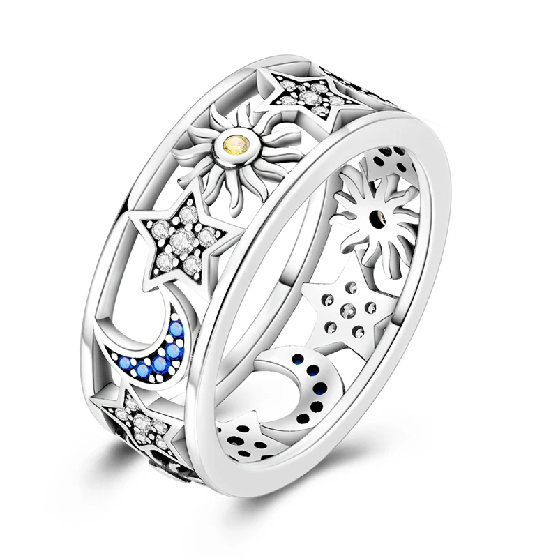 Chameleon Glow Firefly Ring with Pink Zircon and 925 Silver