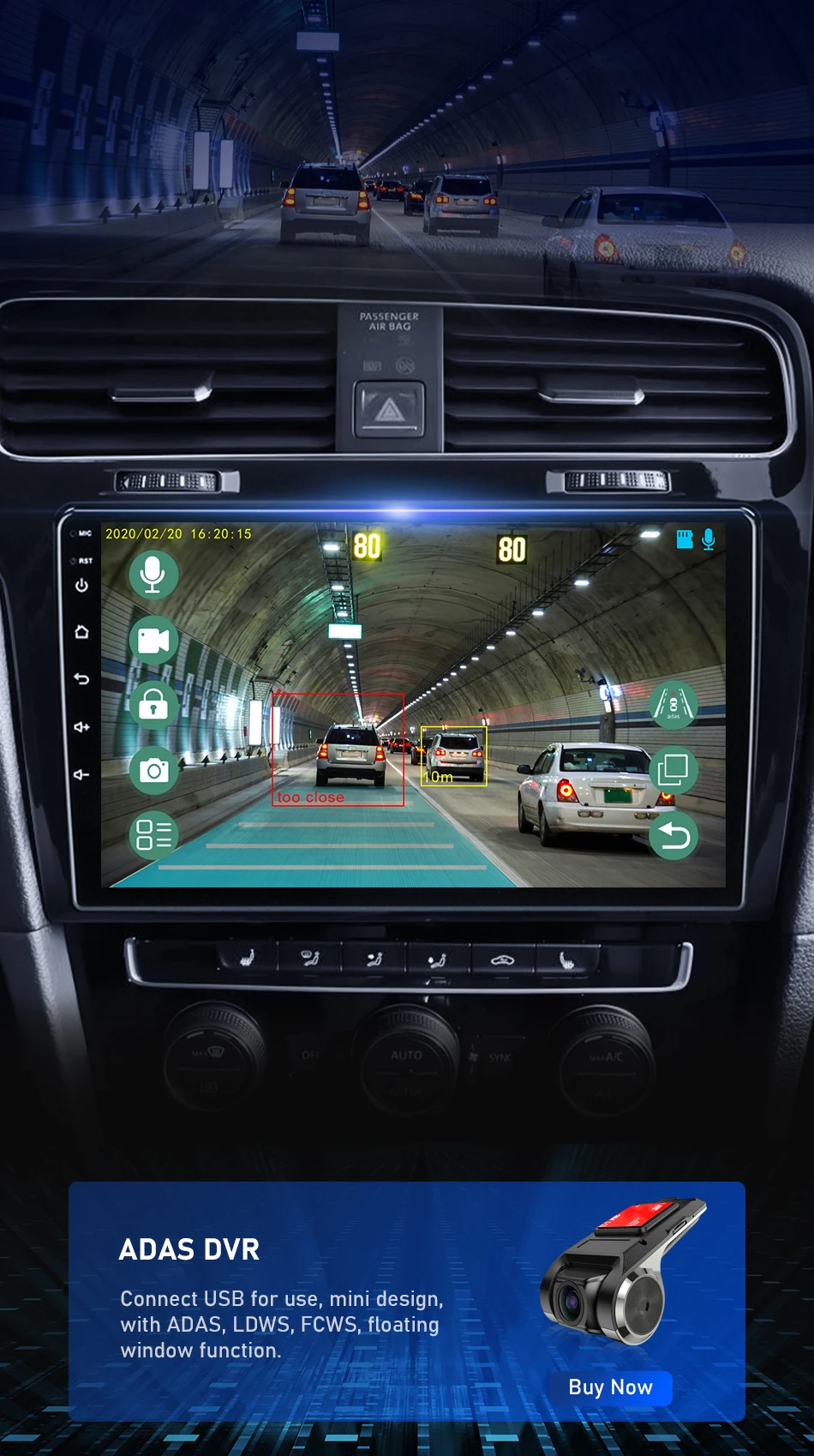 Srnubi Android Carplay Auto Autoradio für Volkswagen VW Golf7 2014–2018 Multimedia-Player Stereo-Navigation GPS DVD Head Unit – Detail 20
