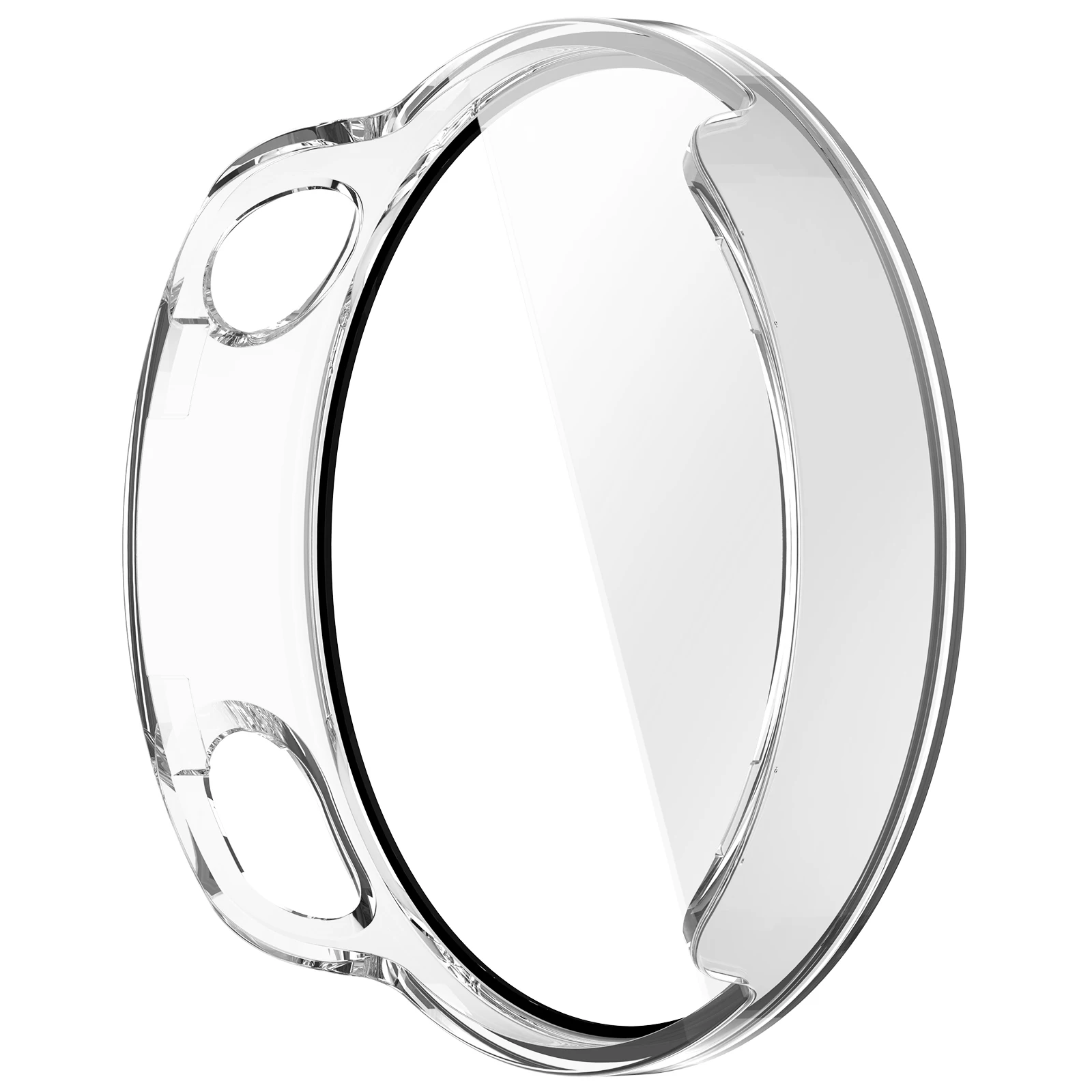 Enhanced Protective Case with Screen Protector for Smartwatch - 2-in-1 Durable Shell with Tempered Glass Film
