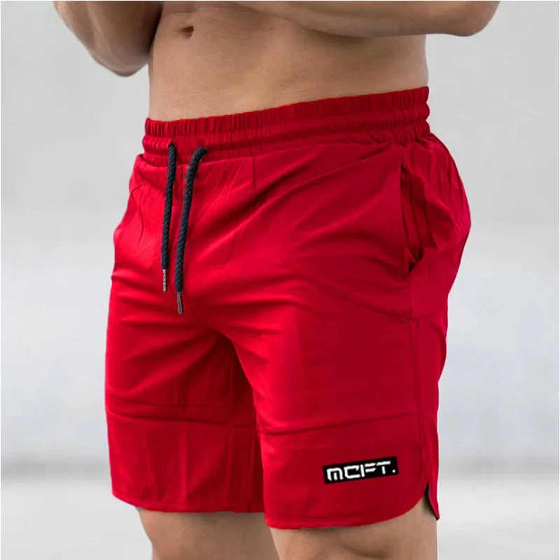 Men's Fitness Running Pants Summer Black Stretch Breathable Cool Shorts 5