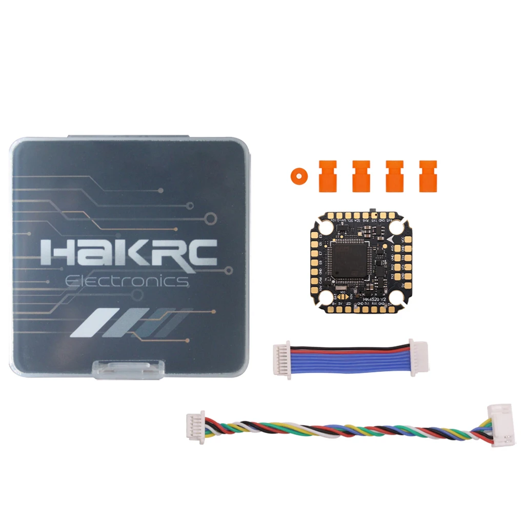 

Контроллер полета HAKRC F405/F7220 MINI V2 3-6S барометр гироскоп двойной BEC 5V/3A 9V/2.5A для DJI FPV Drone видеопередача